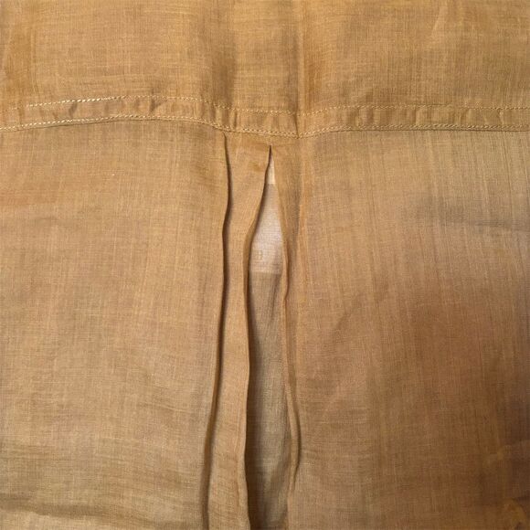 Banana Republic Women's Brown Sleeveless Safari Shirt Size S - Picture 5 of 10
